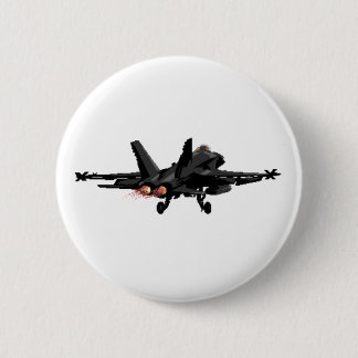 Badge Rond 5 Cm Bouton d'avion de chasse du frelon F/A-18