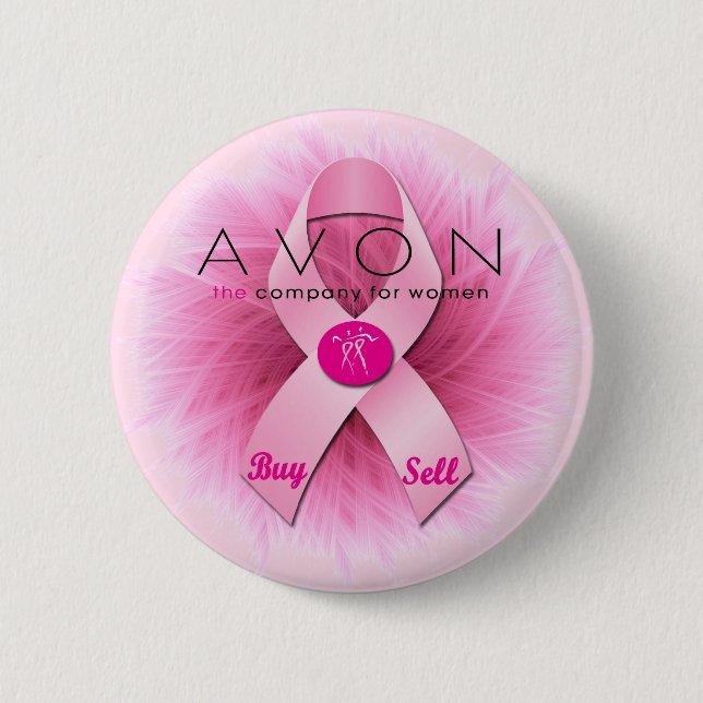 Badge Rond 5 Cm Bouton d'Avon (Devant)