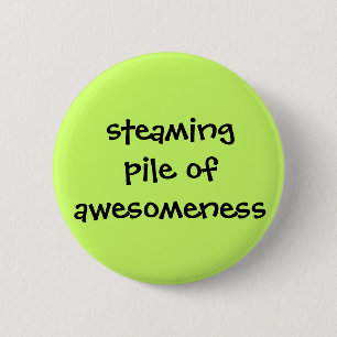 Badge Rond 5 Cm Bouton d'Awesomeness