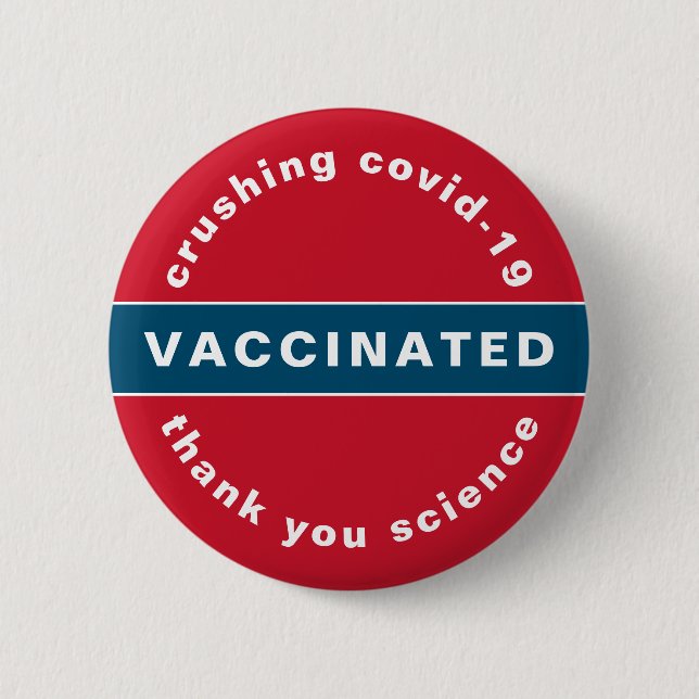 Badge Rond 5 Cm Bouton de 19 viscères vaccinés (Devant)