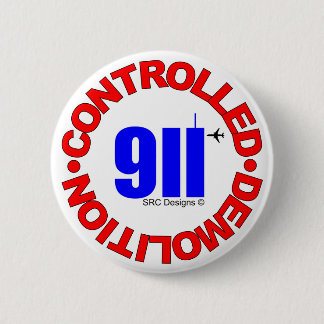 BADGE ROND 5 CM BOUTON DE 911 CONSPIRATIONS