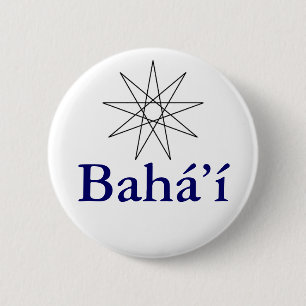 Badge Rond 5 Cm Bouton de Baha'i