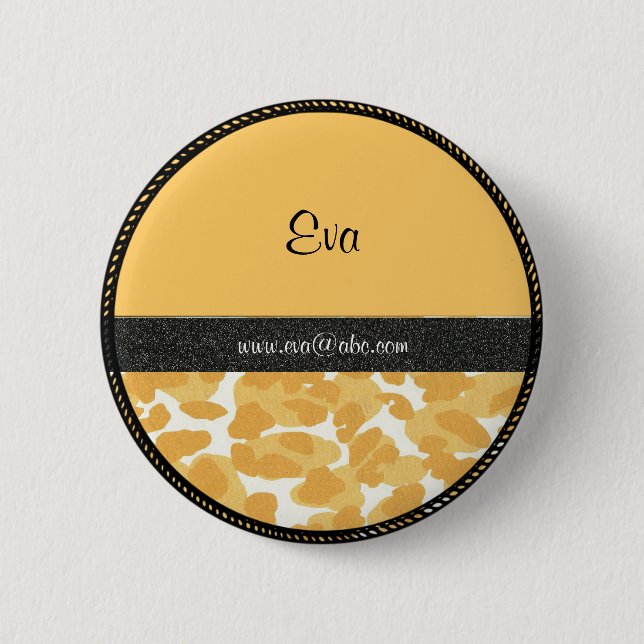 Badge Rond 5 Cm Bouton de balise de nom : (Devant)