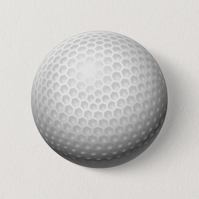 Badge Rond 5 Cm Bouton de balle de golf (Devant)