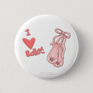 Badge Rond 5 Cm Bouton de ballet