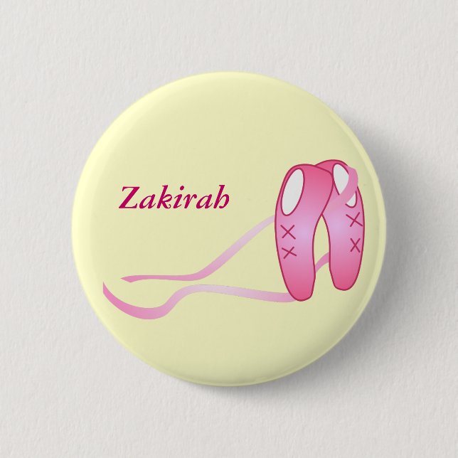 Badge Rond 5 Cm Bouton de ballet (Devant)