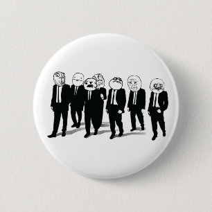 Badge Rond 5 Cm Bouton de bande de rage