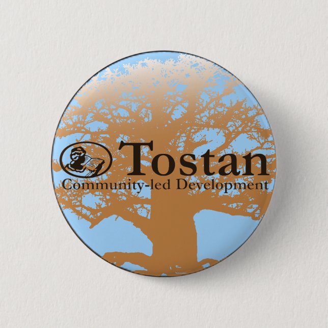 Badge Rond 5 Cm Bouton de baobab (Devant)