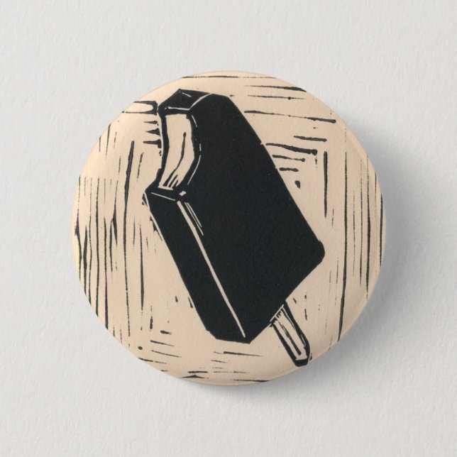 Badge Rond 5 Cm bouton de barre de crème glacée (Devant)