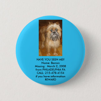 Badge Rond 5 Cm Bouton de Barron