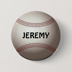 Badge Rond 5 Cm Bouton de baseball/Modèle d'épingle