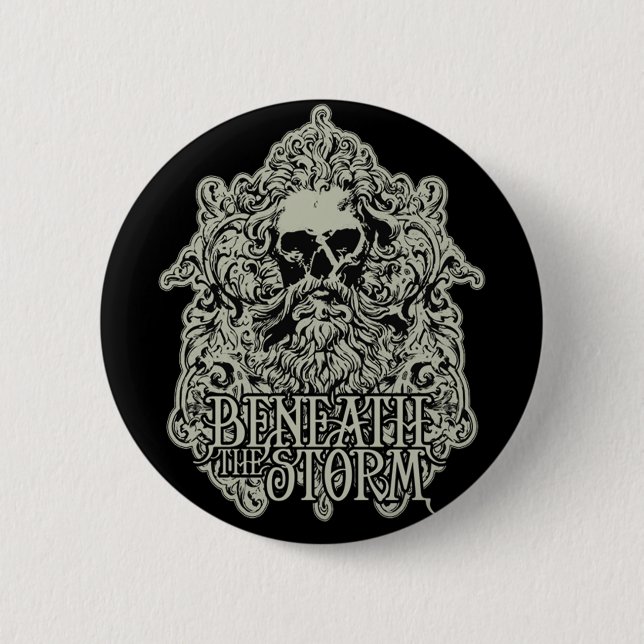 Badge Rond 5 Cm Bouton de Beardman (Devant)