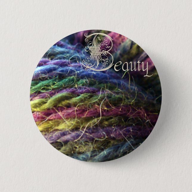 Badge Rond 5 Cm bouton de beauté, sorcière mauvaise 1 (Devant)