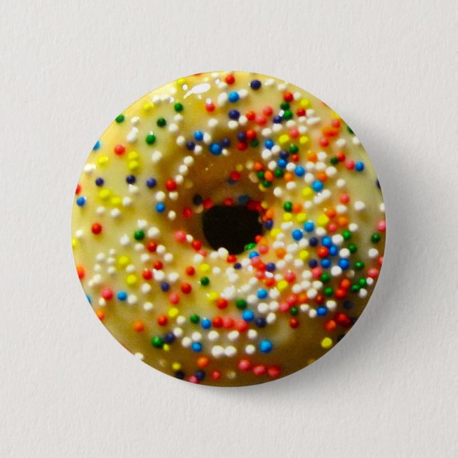 BADGE ROND 5 CM BOUTON DE BEIGNET (Devant)