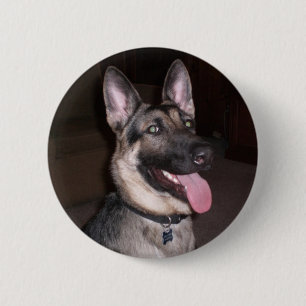 Badge Rond 5 Cm Bouton de berger allemand