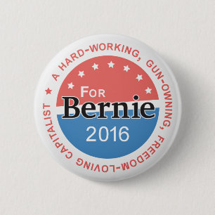 Badge Rond 5 Cm Bouton de Bernie 2016