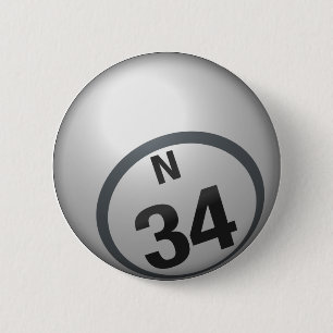 Badge Rond 5 Cm Bouton de bingo-test de N 34