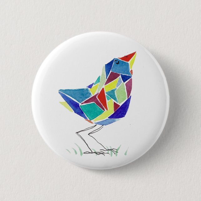 Badge Rond 5 Cm Bouton de Birb (Devant)