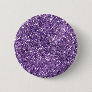 Badge Rond 5 Cm Bouton de bling violet