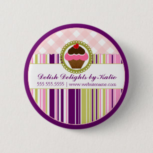 Badge Rond 5 Cm Bouton de boulangerie de petit gâteau