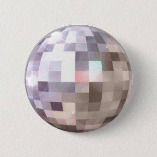 Badge Rond 5 Cm Bouton de BOULE de DISCO