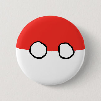 Badge Rond 5 Cm Bouton de boule de la Pologne