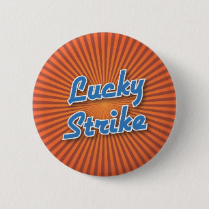 Badge Rond 5 Cm Bouton de bowling : Grève chanceuse
