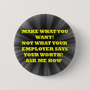Badge Rond 5 Cm Bouton de brasseur d'affaires
