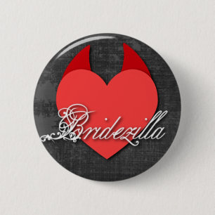 Badge Rond 5 Cm Bouton de Bridezilla