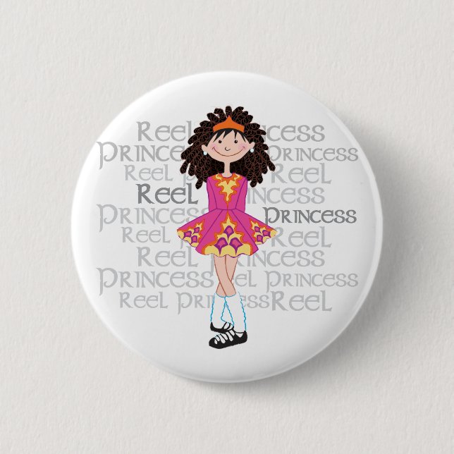 Badge Rond 5 Cm Bouton de brune de bobine (Devant)
