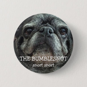 Badge Rond 5 Cm Bouton de Bumblesnot :  reniflez reniflent