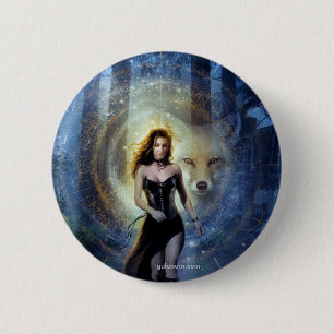 Badge Rond 5 Cm Bouton de Camille