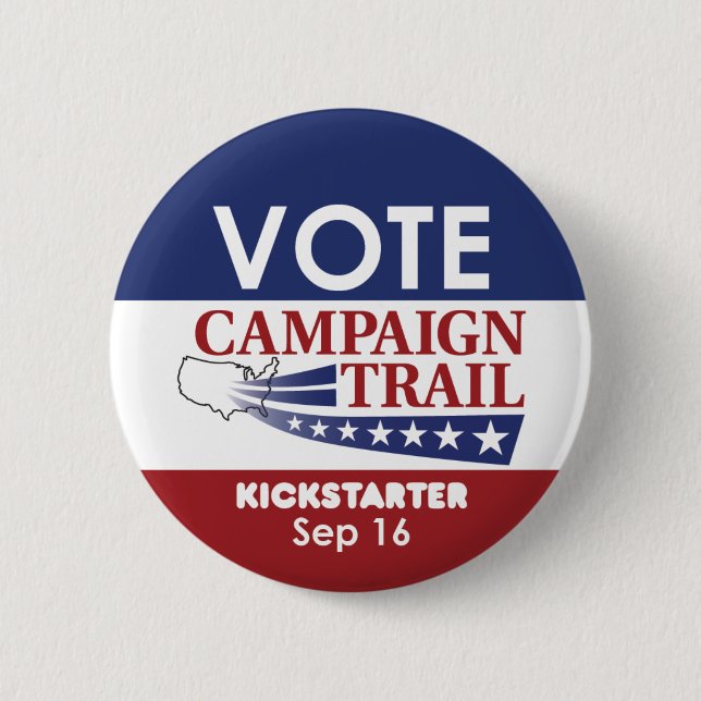 Badge Rond 5 Cm Bouton de campagne (Devant)