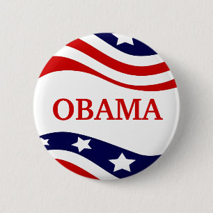 Badge Rond 5 Cm Bouton de campagne Barack Obama 2012