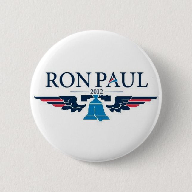Badge Rond 5 Cm Bouton de campagne de Ron Paul 2012 (Devant)