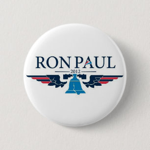 Badge Rond 5 Cm Bouton de campagne de Ron Paul 2012