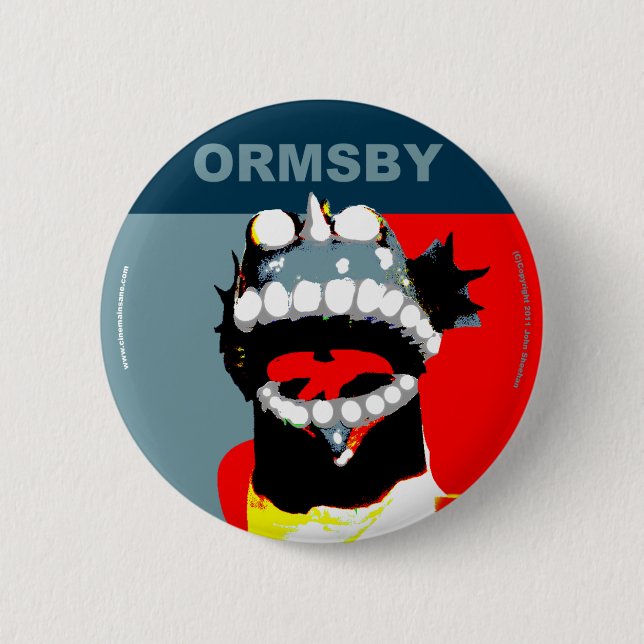 Badge Rond 5 Cm Bouton de campagne d'Ormsby (Devant)