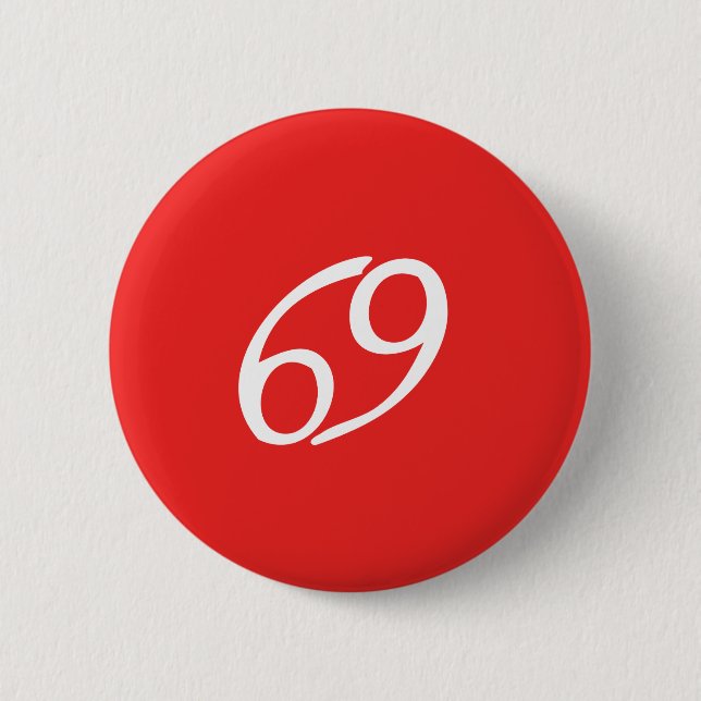 Badge Rond 5 Cm Bouton de CANCER (Devant)