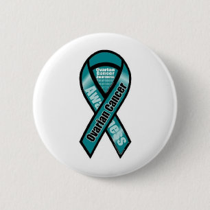 Badge Rond 5 Cm Bouton de Cancer ovarien