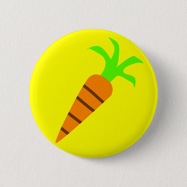 Badge Rond 5 Cm Bouton de carotte (Devant)