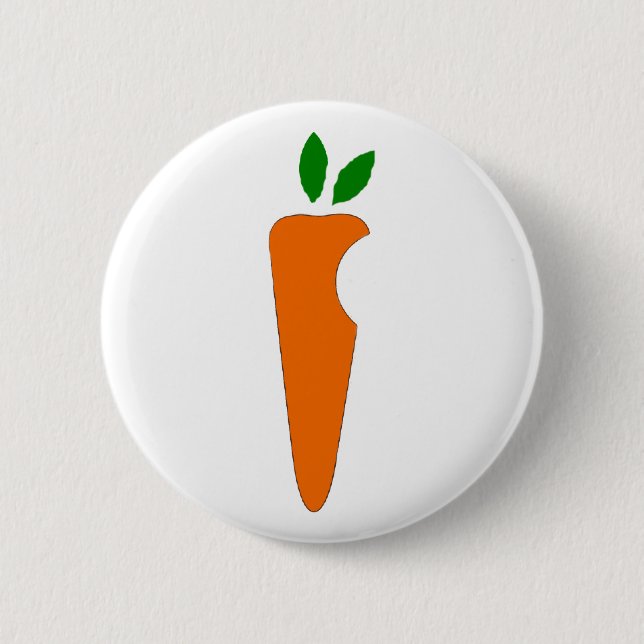 Badge Rond 5 Cm Bouton de carotte (Devant)