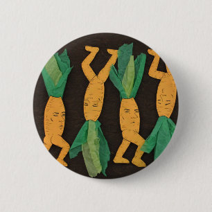 Badge Rond 5 Cm Bouton de Carotte-Kun
