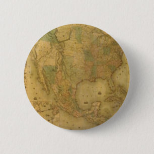 Badge Rond 5 Cm Bouton de carte des Etats-Unis
