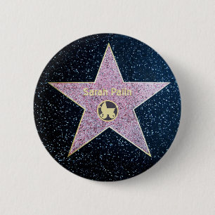 Badge Rond 5 Cm Bouton de célébrité