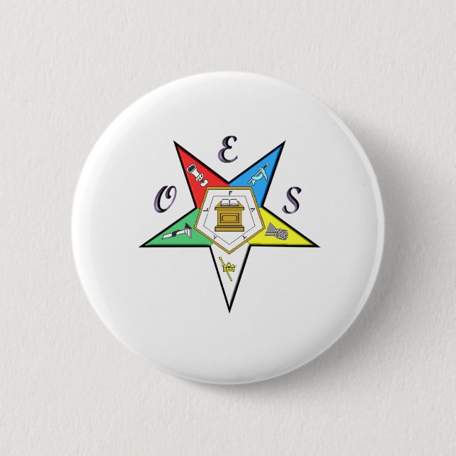 Badge Rond 5 Cm Bouton de chapitre d'OES (Devant)