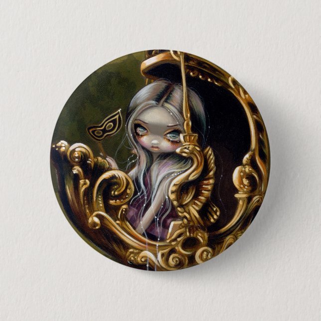 Badge Rond 5 Cm Bouton "de char de ballon" (Devant)