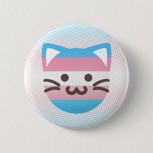 Badge Rond 5 Cm bouton de chat de fierté de transport (Devant)