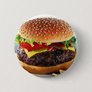 Badge Rond 5 Cm bouton de cheeseburger