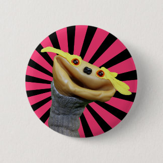 Badge Rond 5 Cm Bouton de Chester (rayures)