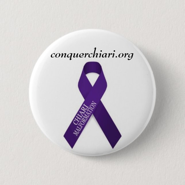 Badge Rond 5 Cm Bouton de Chiari (Devant)